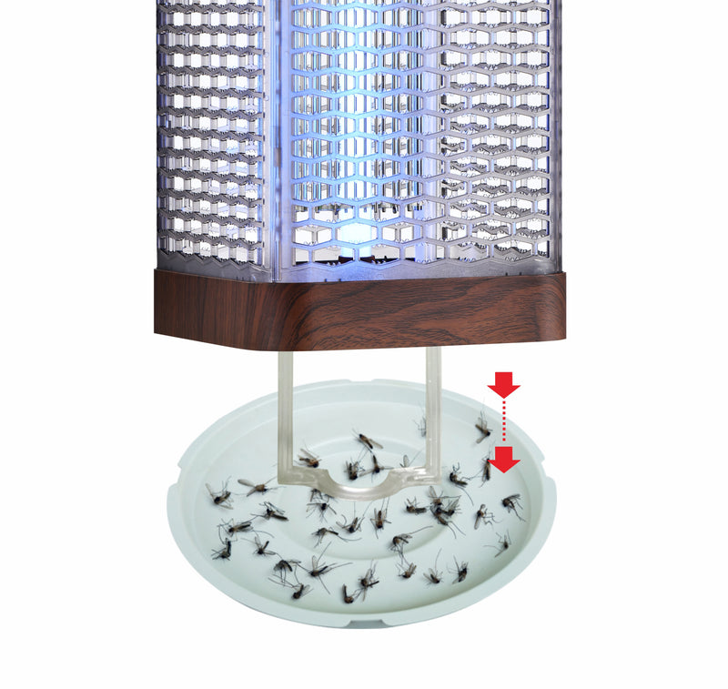 SUREZAP, 9W Indoor Electric Bug and Fly Zapper, Wooden Finish, MA012