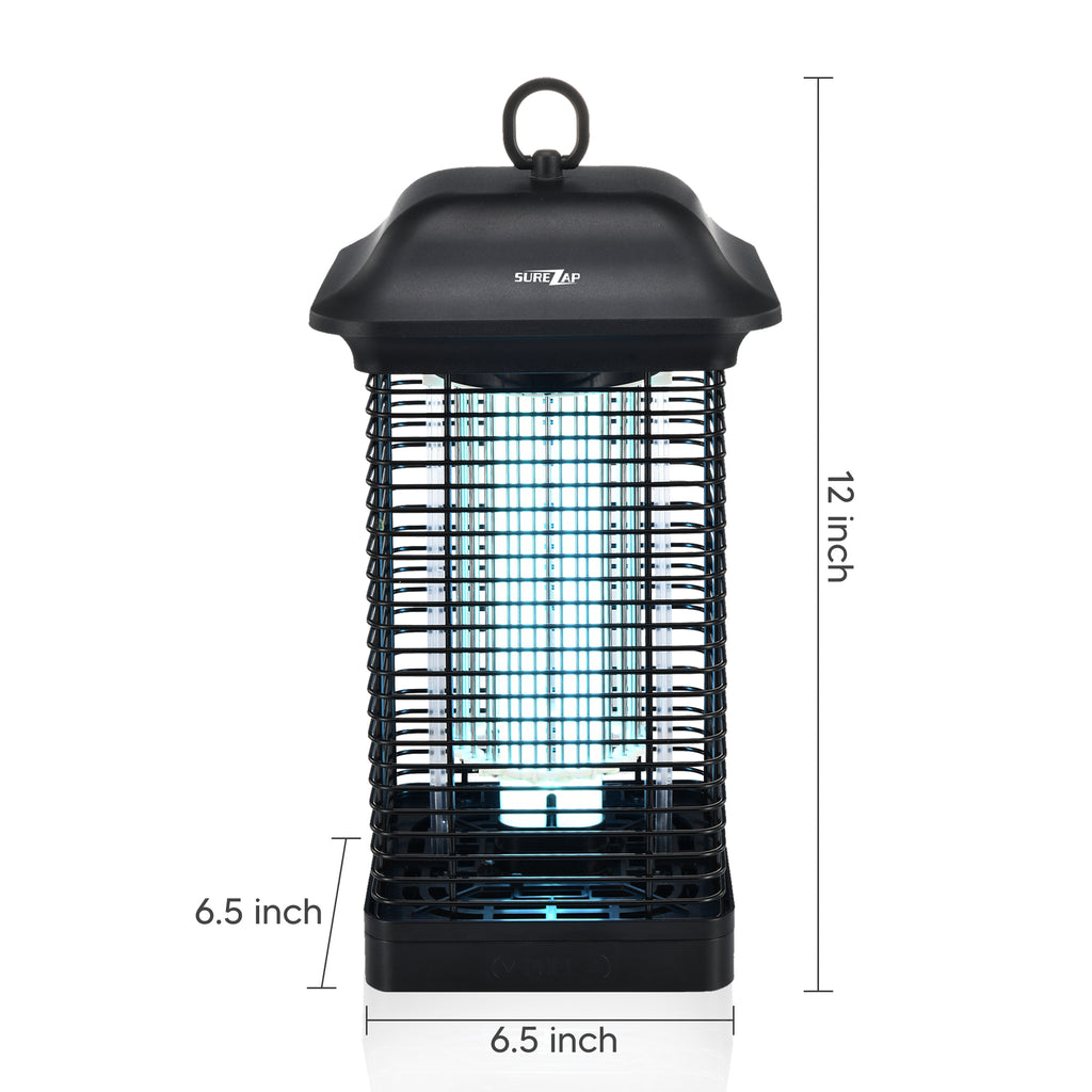SUREZAP®, 18W Outdoor Indoor 4000V Electric Bug and Fly Zapper MO004, Effective Bugs, Flies, Mosquitoes, Moths and Other Flying Insects