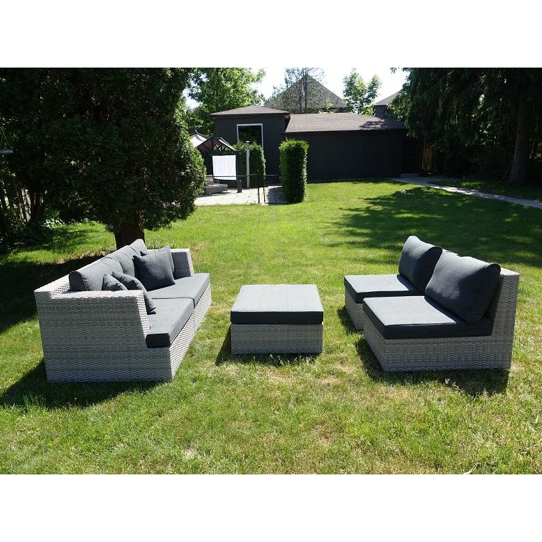 NHS2022 Offer - KIMCO® 5pc-Set York Module Sofa Patio Furniture Set