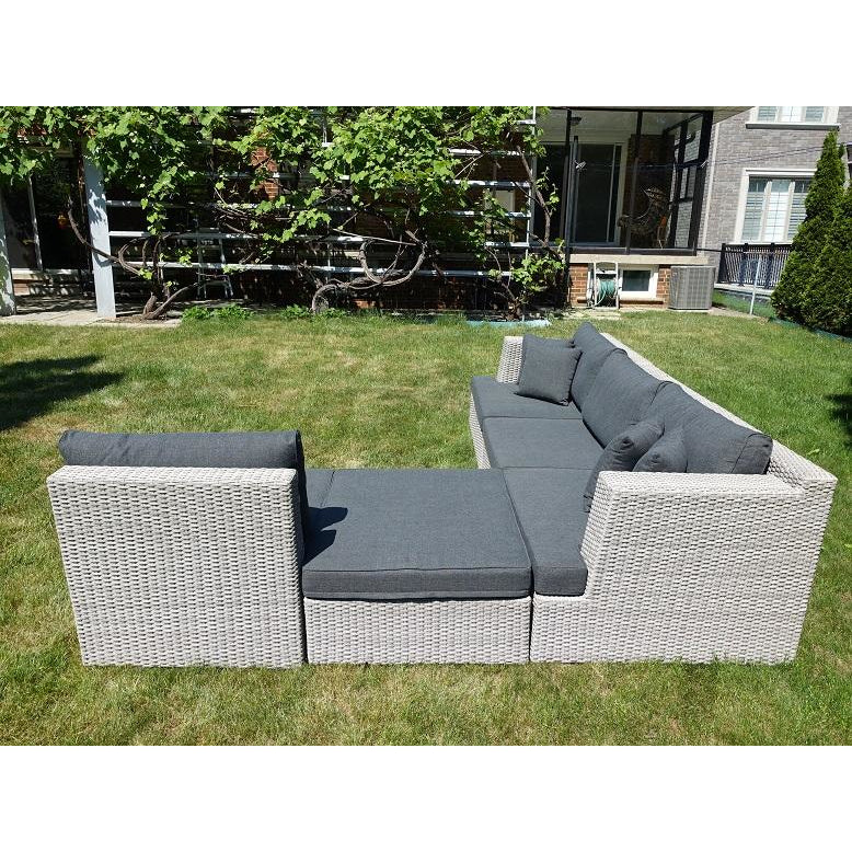 NHS2022 Offer - KIMCO® 5pc-Set York Module Sofa Patio Furniture Set